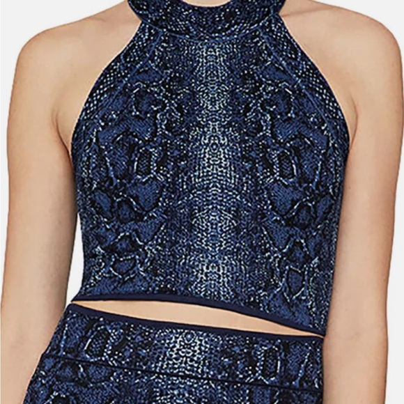 BCBG Snake print Halter top and Skirt NWT - Picture 2 of 4